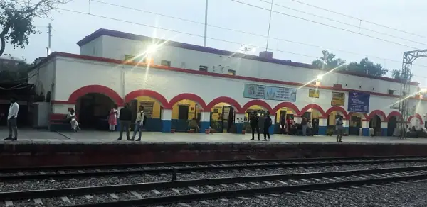Amroha Railway Station on the Delhi-Moradabad line, Amroha