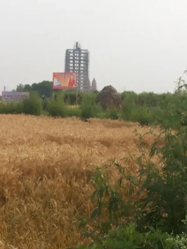 Trilok Teerth Dham from road approach, Baghpat