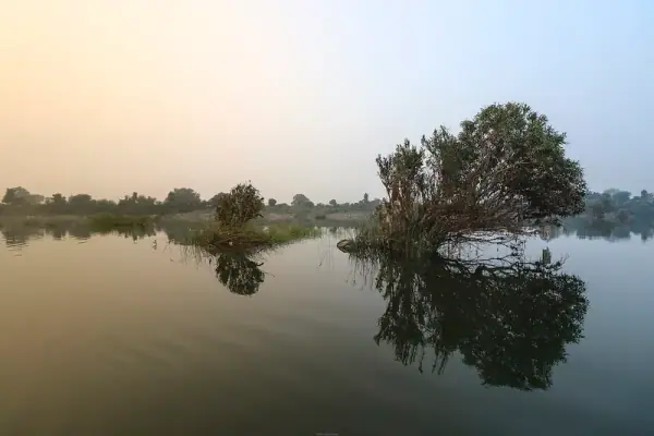 Ken River flowing through Bundelkhand, Banda