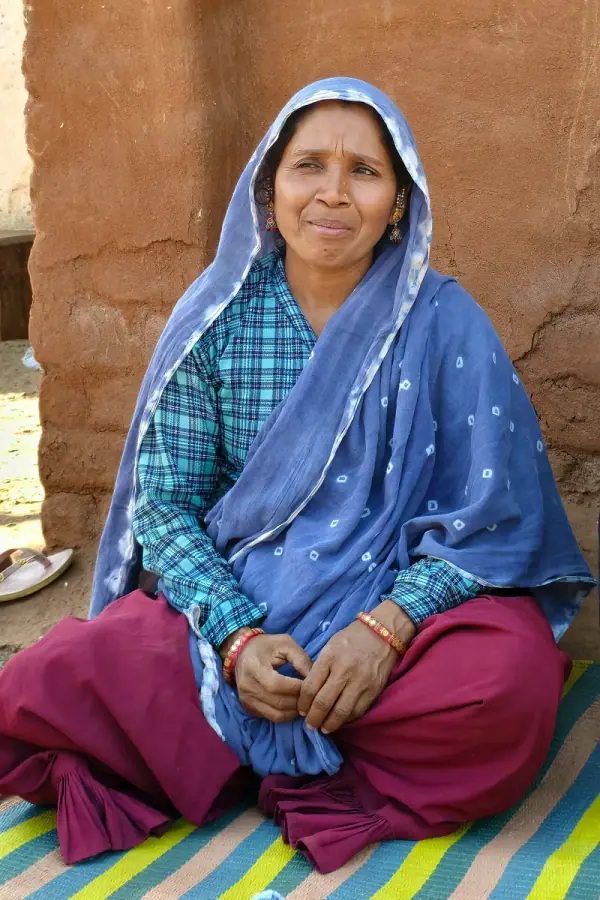 Bhil community women in traditional attire, Jhabua, Jhabua