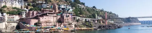 Narmada River at Omkareshwar, Khandwa