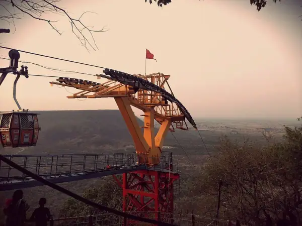Ropeway to the Sharda Devi temple, Maihar, Maihar