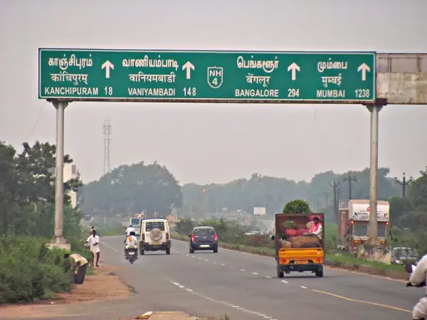 Bangalore–Chennai Expressway on Bangalore–Chennai Expressway
