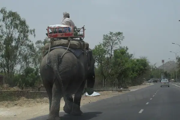 Delhi highway on NH 19 (Grand Trunk Road, Delhi–Kolkata)