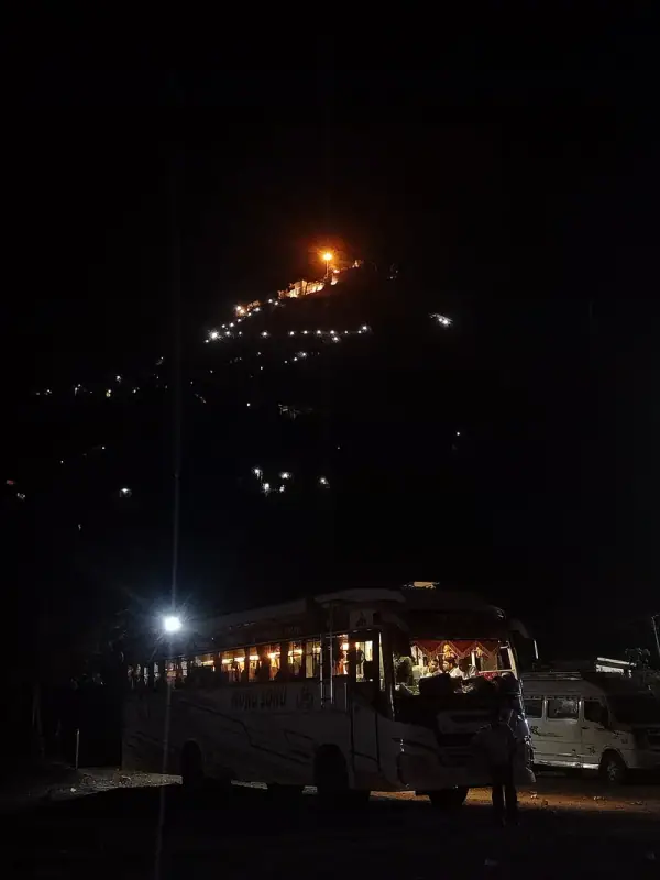 Naina Devi night view, Naina Devi