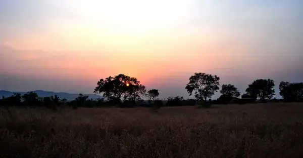 Ajanta Caves sunset, Aurangabad