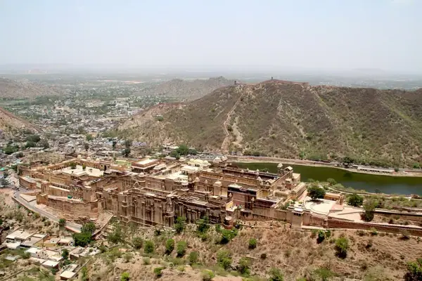 Amber Fort aerial, Jaipur