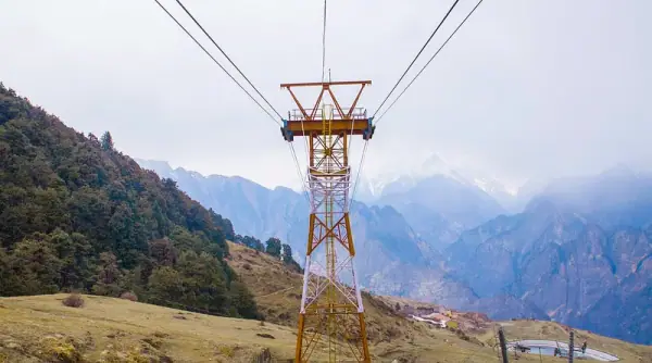 Auli aerial, Auli