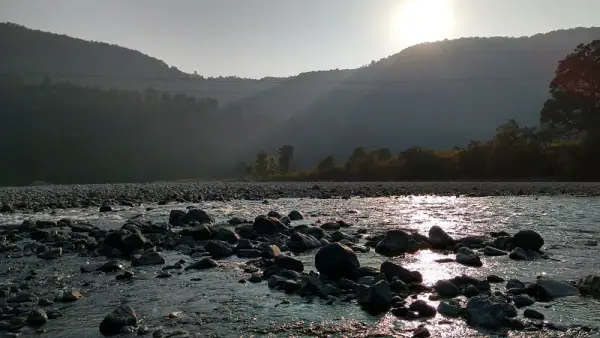 Jim Corbett National Park sunset, Ramnagar
