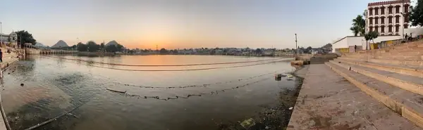 Pushkar sunset, Pushkar