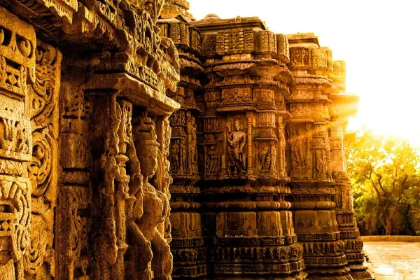 Sun Temple Modhera sunset, Modhera