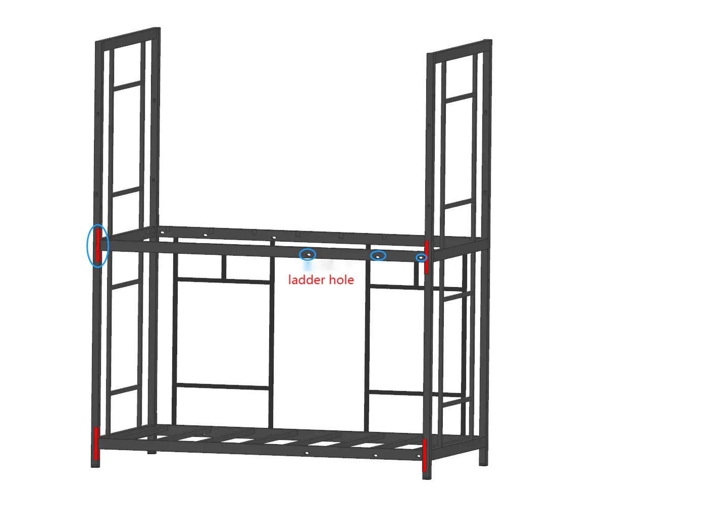 05. Assemble the second bottom frame