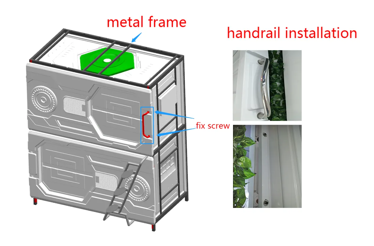 21. Assemble handrail