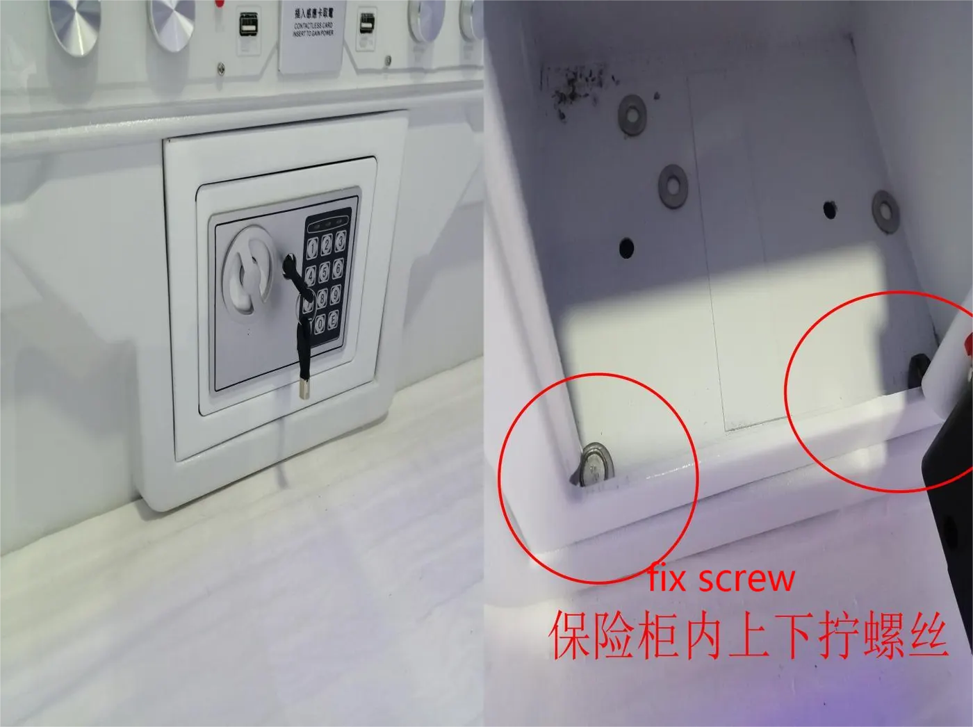 30. Check accessory fixing points
